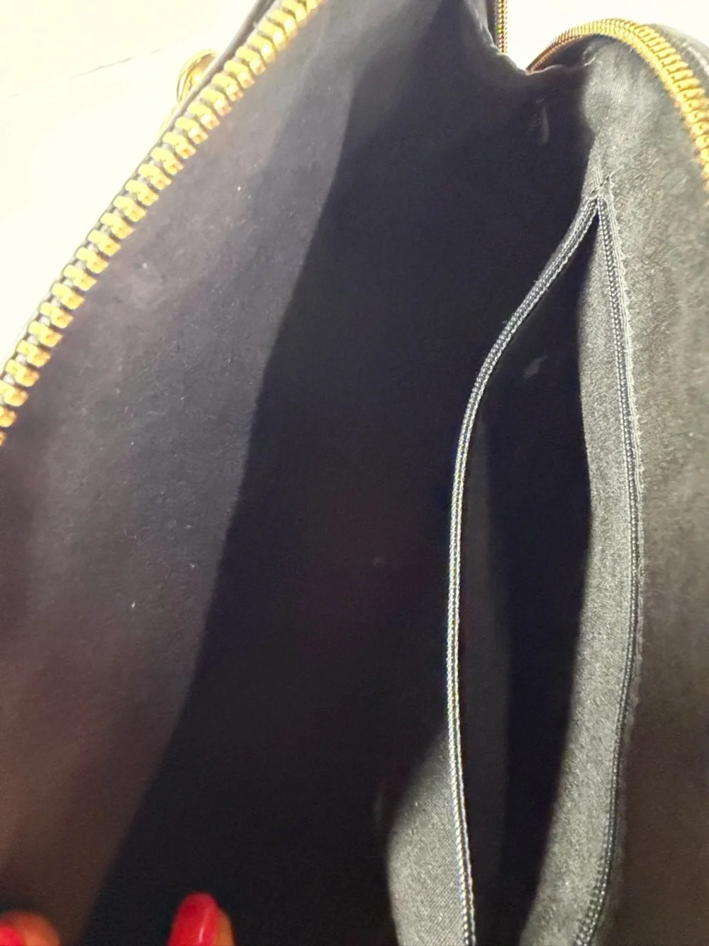 Coach Katy Satchel Black Crossgrain Leather Gold Zip Top Handle Bag NWOT